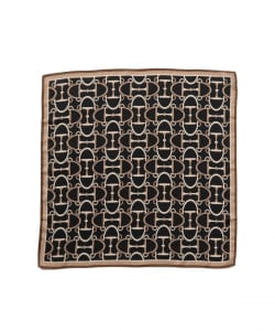 Vincenzo Miozza / カシミヤシルク ビット柄 プリント スカーフ