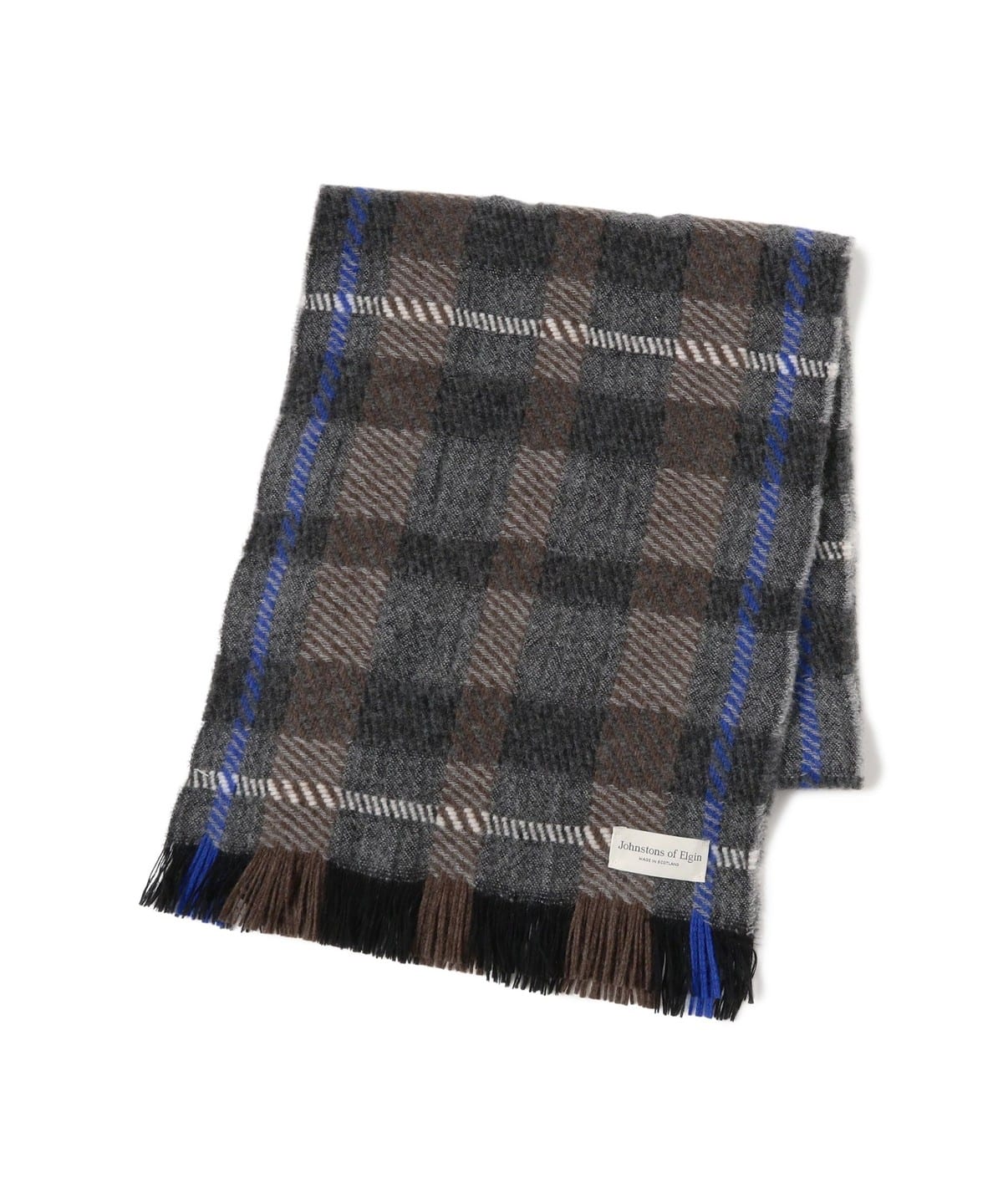 BEAMS F（ビームスF）Johnstons of Elgin / カシミヤ チェック