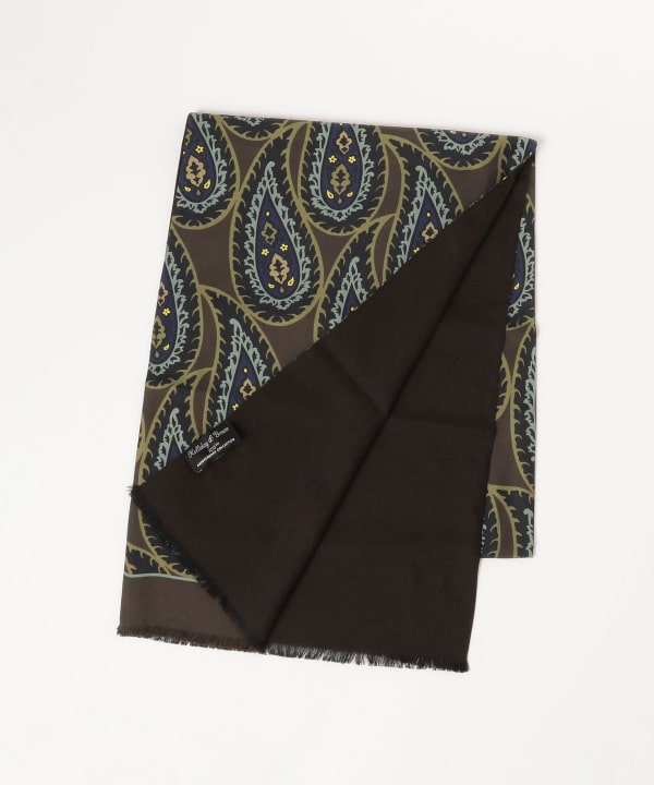 BEAMS F Holliday & Brown / リバーシブル ストール BEAMS F（ビームスF）【別注】Holliday & Brown / リバーシブル