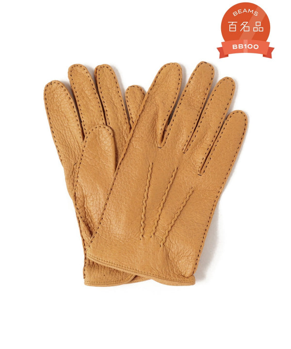 BEAMS F F DENTS / Unlined peccary leather gloves (fashion