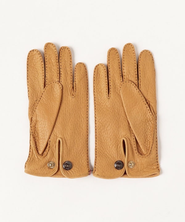 BEAMS F F DENTS / Unlined peccary leather gloves (fashion 