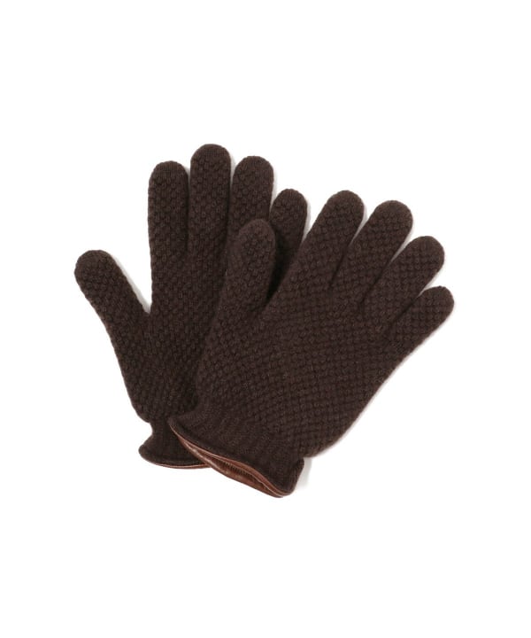 BEAMS F BEAMS / cashmere lining knit gloves (fashion ALPO gloves 