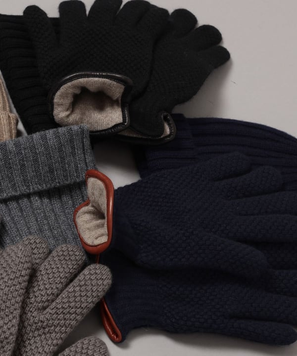 BEAMS F BEAMS / cashmere lining knit gloves (fashion ALPO gloves 