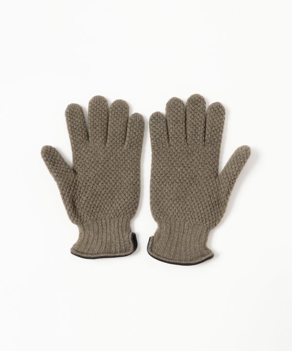 BEAMS F（ビームスF）ALPO / カシミヤ ライニング ニット グローブ