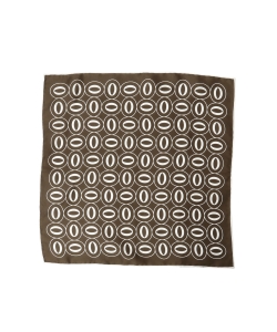 ▲FRANCO BASSI / シルク プリントチーフ