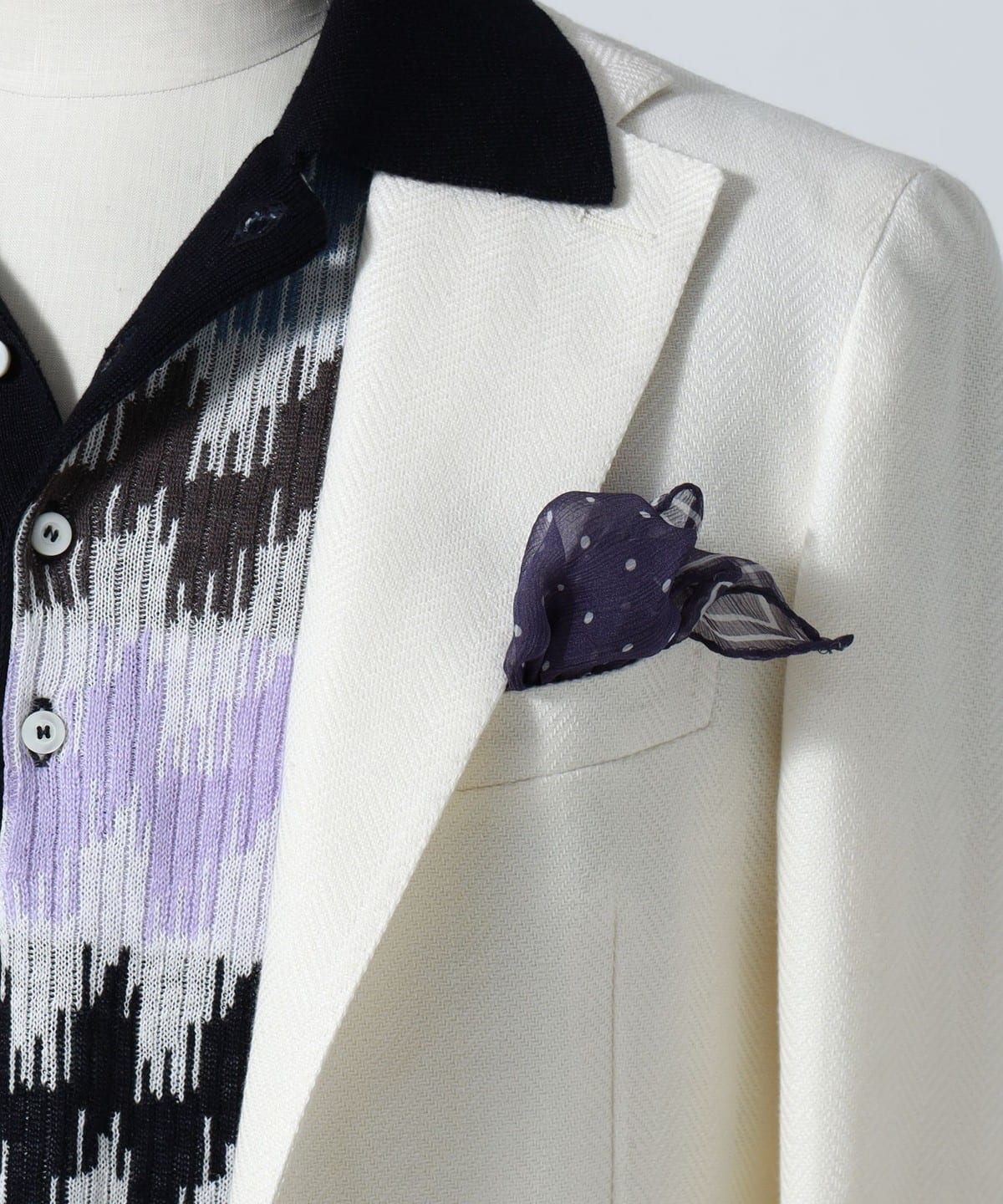 【別注】REGAGLIA レガリア / シルク ドット チーフ スーツ・ネクタイ MEN PURPLE/5 ONE SIZE 【別注】REGAGLIA レガリア / シルク ドット チーフ スーツ・ネクタイ MEN PURPLE/5 ONE SIZE