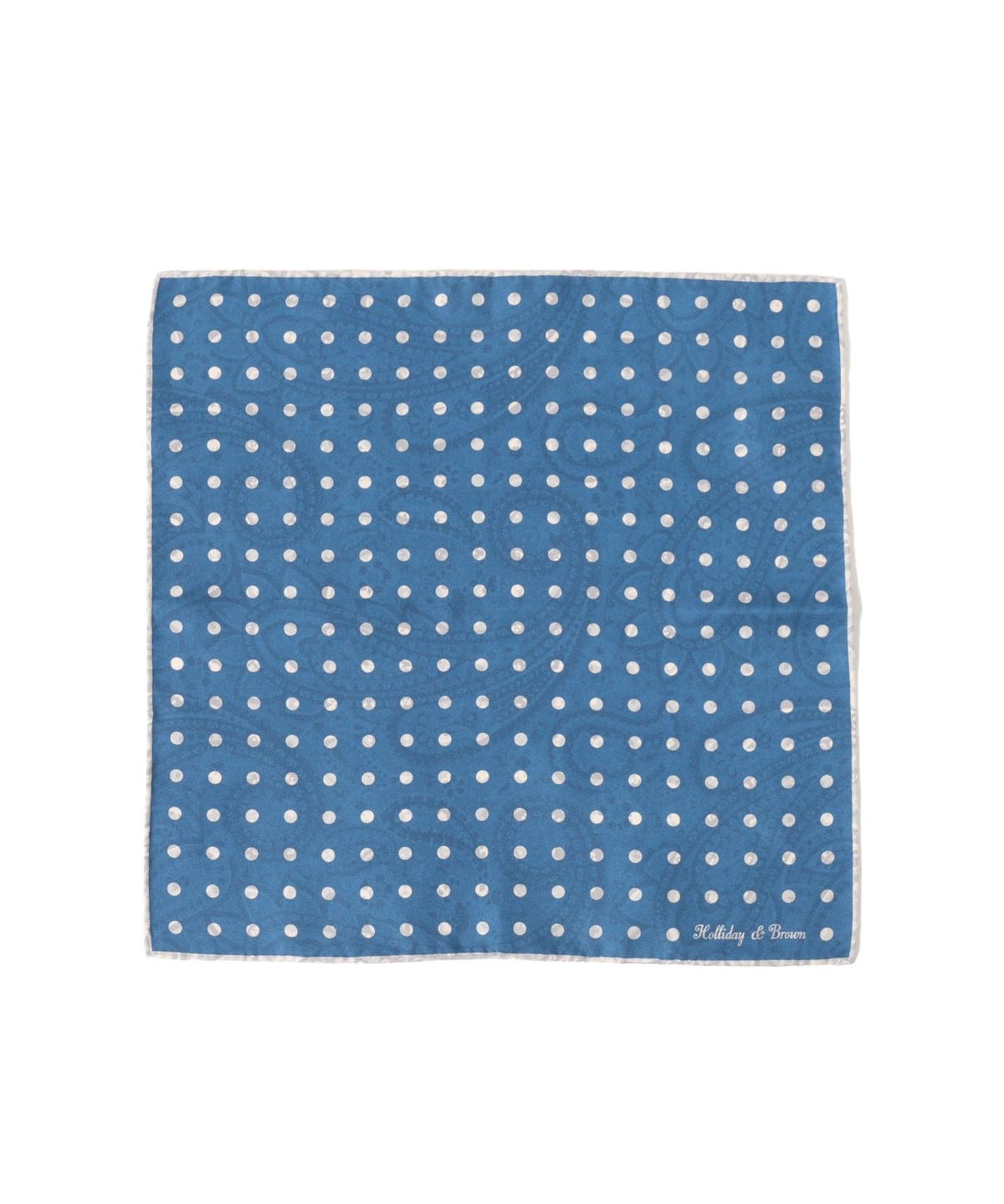 Holliday & Brown ホリデーアンドブラウン / シルク ドット柄 チーフ スーツ・ネクタイ MEN BLUE/4 ONE SIZE Holliday & Brown ホリデーアンドブラウン / シルク ドット柄 チーフ スーツ・ネクタイ MEN BLUE/4 ONE SIZE