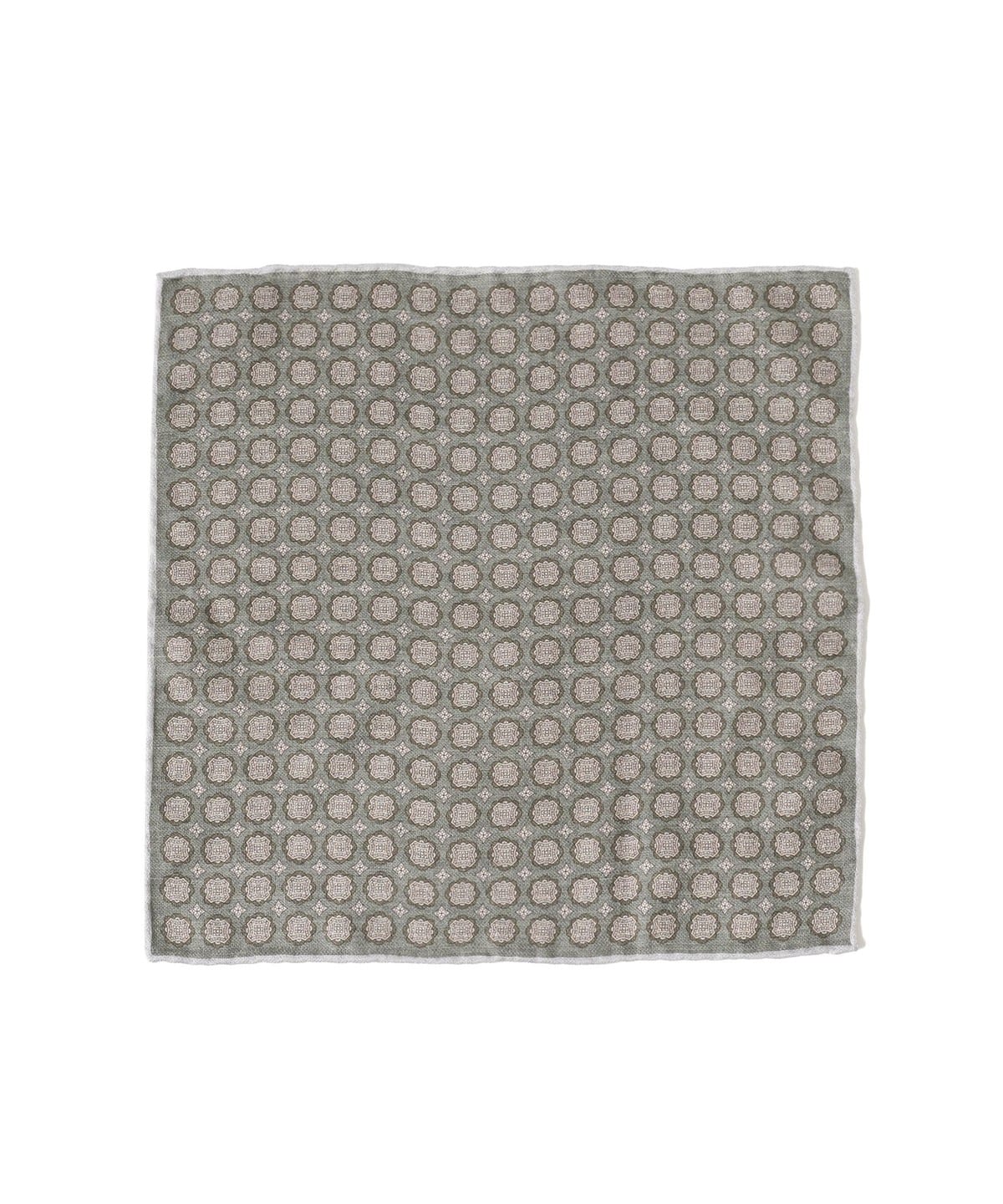 PAOLO ALBIZZATI パオロアルビザッティ / シルク リバーシブル 小紋柄 チーフ スーツ・ネクタイ MEN LT. GREY/4 ONE SIZE PAOLO ALBIZZATI パオロアルビザッティ / シルク リバーシブル 小紋柄 チーフ スーツ・ネクタイ MEN LT. GREY/4 ONE SIZE