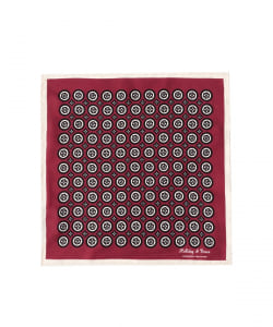 Holliday ＆ Brown / シルク 小紋柄 チーフ