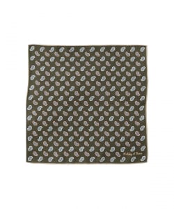 Holliday ＆ Brown / シルク ペイズリー柄 チーフ