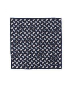 Holliday ＆ Brown / シルク ペイズリー柄 チーフ