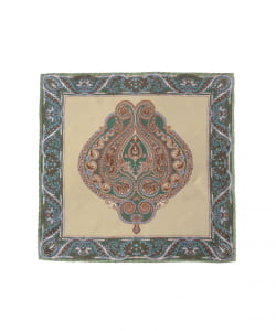 FRANCO BASSI / シルク ペイズリー柄 ポケットスクエア