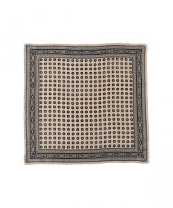 JOHN COMFORT / シルク プリント チーフ