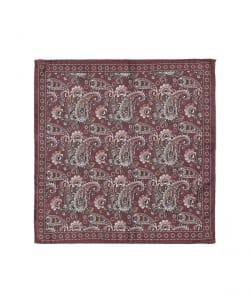 FITZGERALD / シルク ペイズリー柄×小紋柄 チーフ