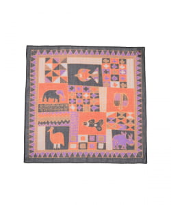 TUDOR ROSES / コットンレーヨン モチーフ柄 ポケットチーフ