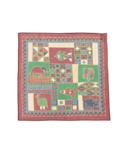 TUDOR ROSES / コットンレーヨン モチーフ柄 ポケットチーフ