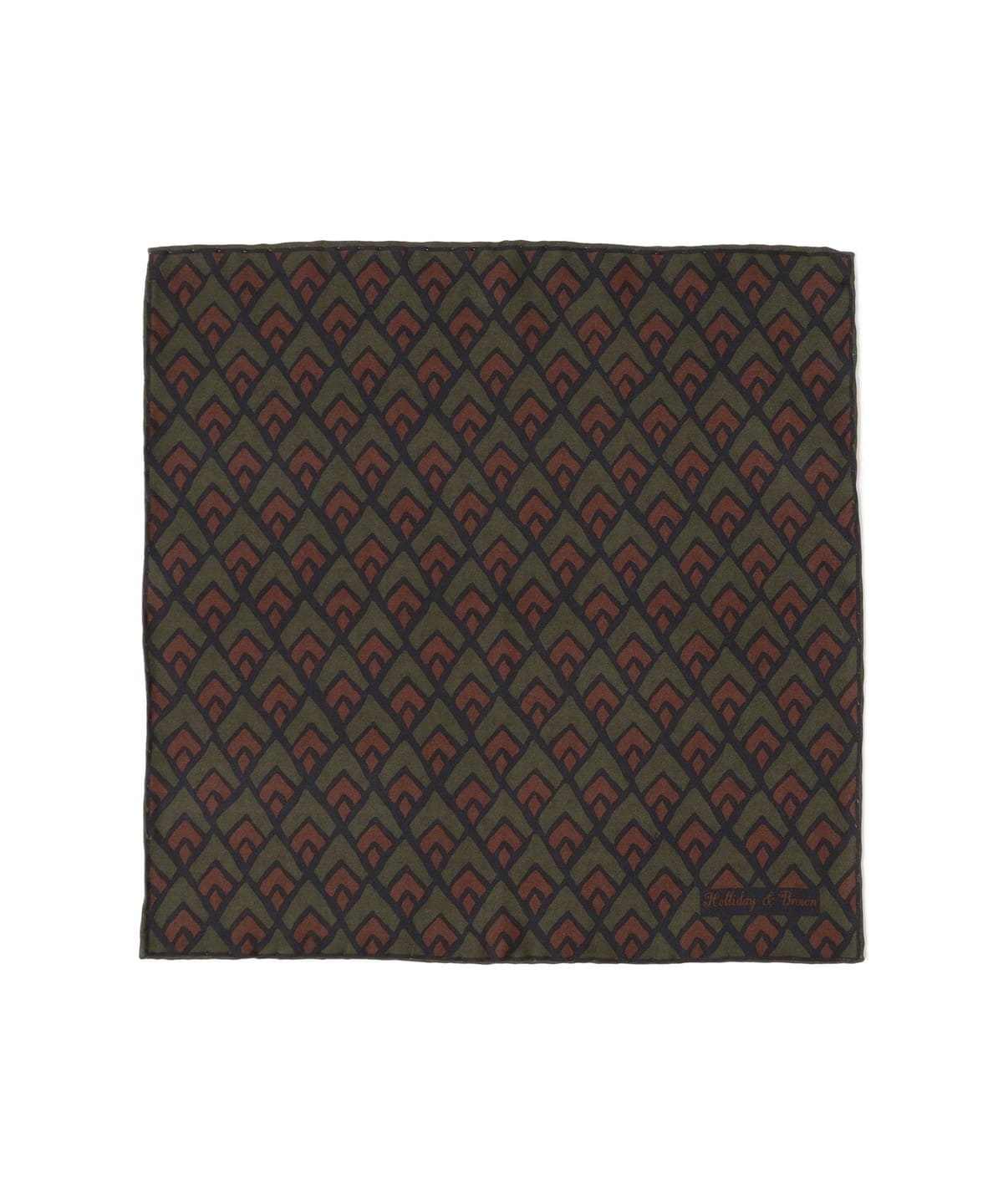 美品）BEAMS F別注 Holliday&Brown ホリデーアンドブラウン BEAMS F（ビームスF）【別注】Holliday ＆ Brown / シルク ジオ