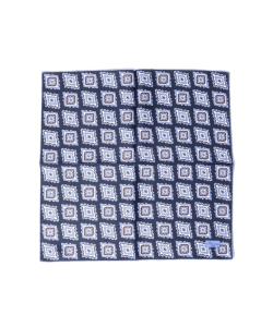 ▲Petronius / シルク 小紋柄チーフ◎