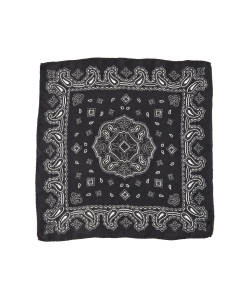 BEAMS F / バンダナ柄 プリント ポケットチーフ