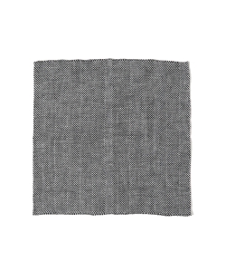 ▲MUNGAI / リネン ヘリンボーン チーフ