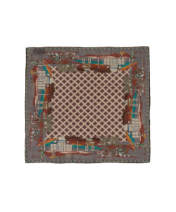 FRANCO BASSI / ウール 小紋柄 チーフ