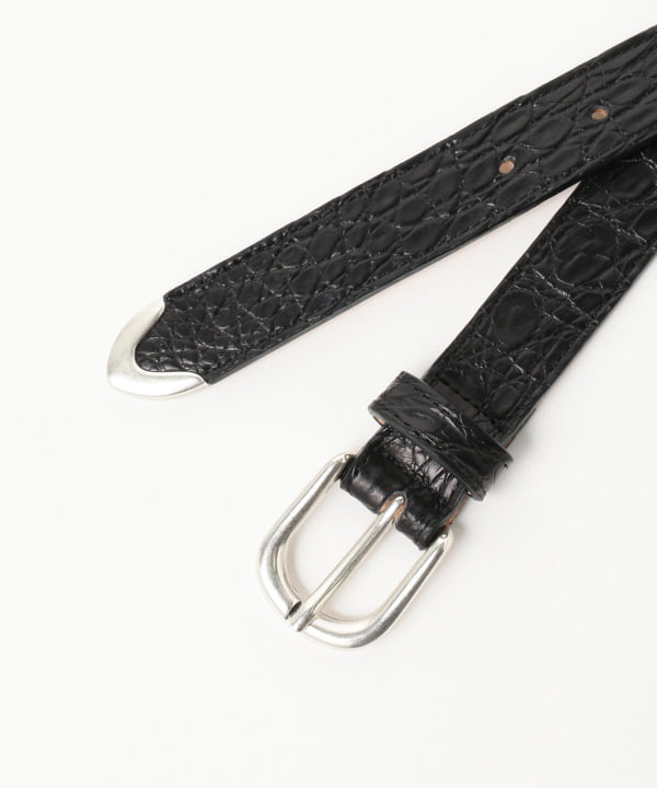 BEAMS F BEAMS BEAMS F / Crocodile leather Western belt (fashion