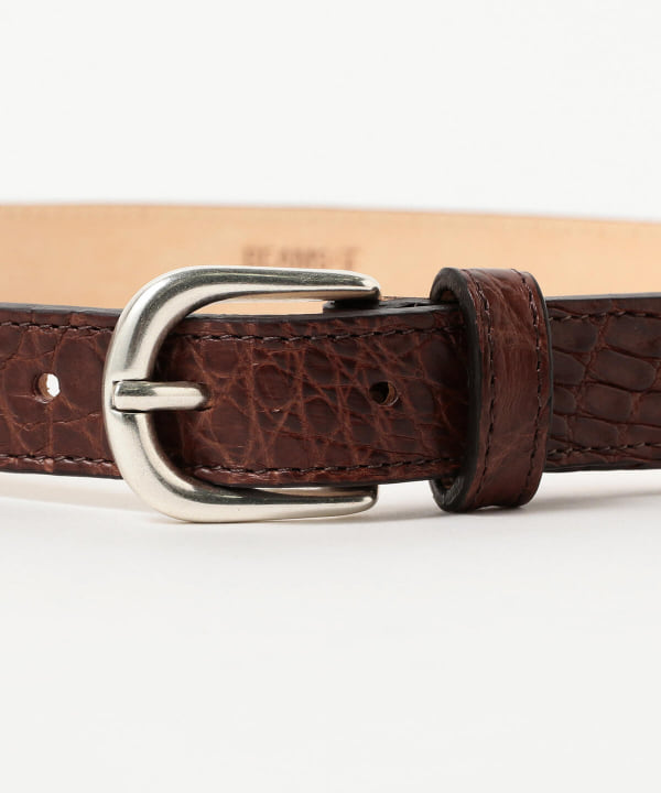 BEAMS F BEAMS BEAMS F / Crocodile leather Western belt (fashion