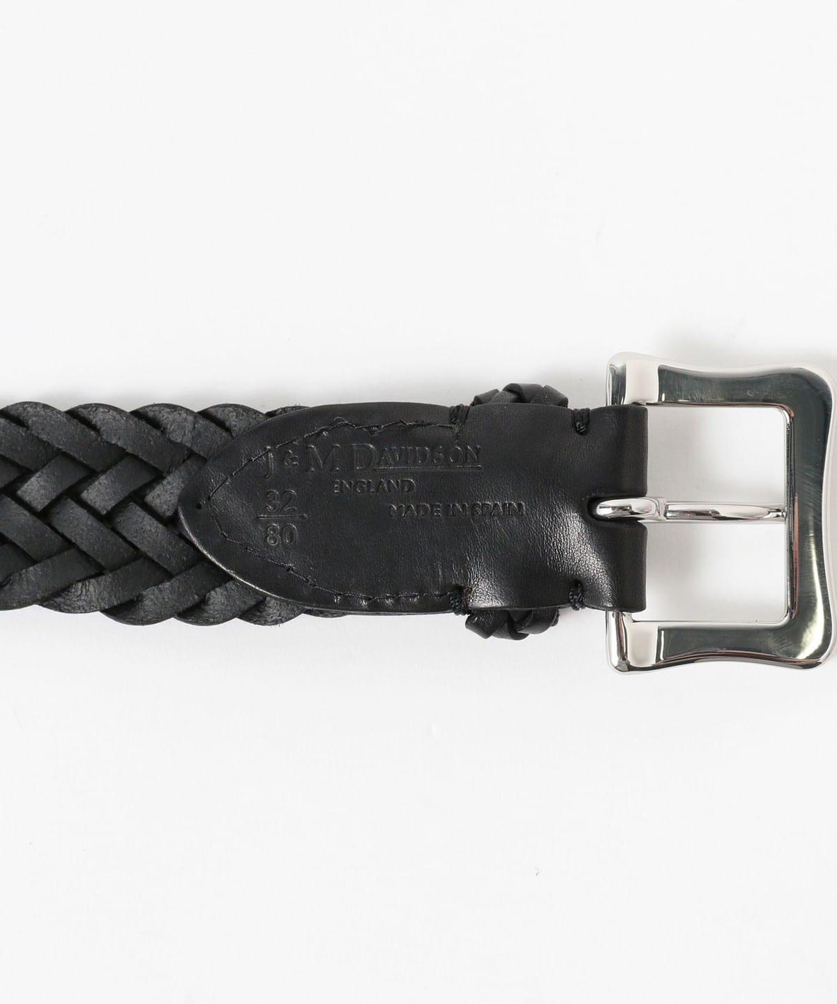 BEAMS F J&M DAVIDSON / 30mm leather mesh belt (fashion goods belts 