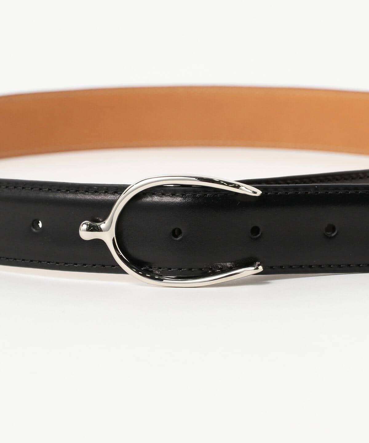 BEAMS F BEAMS CHAMBORD SELLIER / CATUS VEAU Calf Belt (Fashion