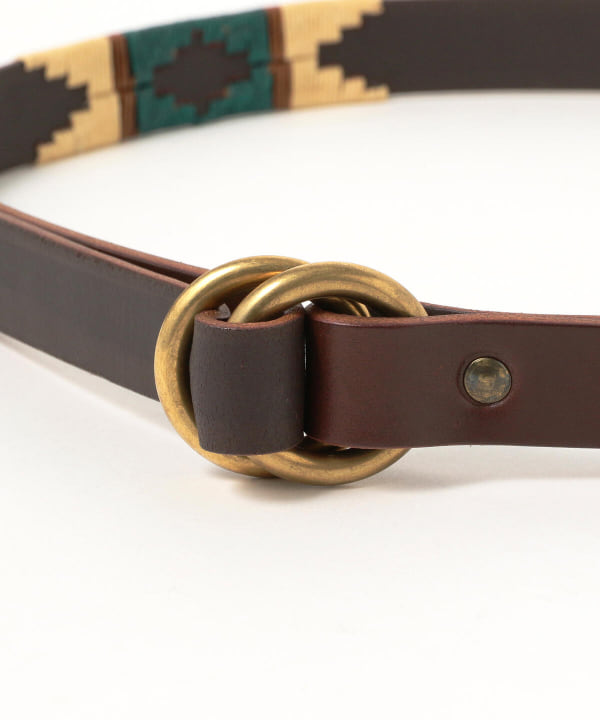 visvim double ring belt / ヴィズヴィム ダブルリング メンズ