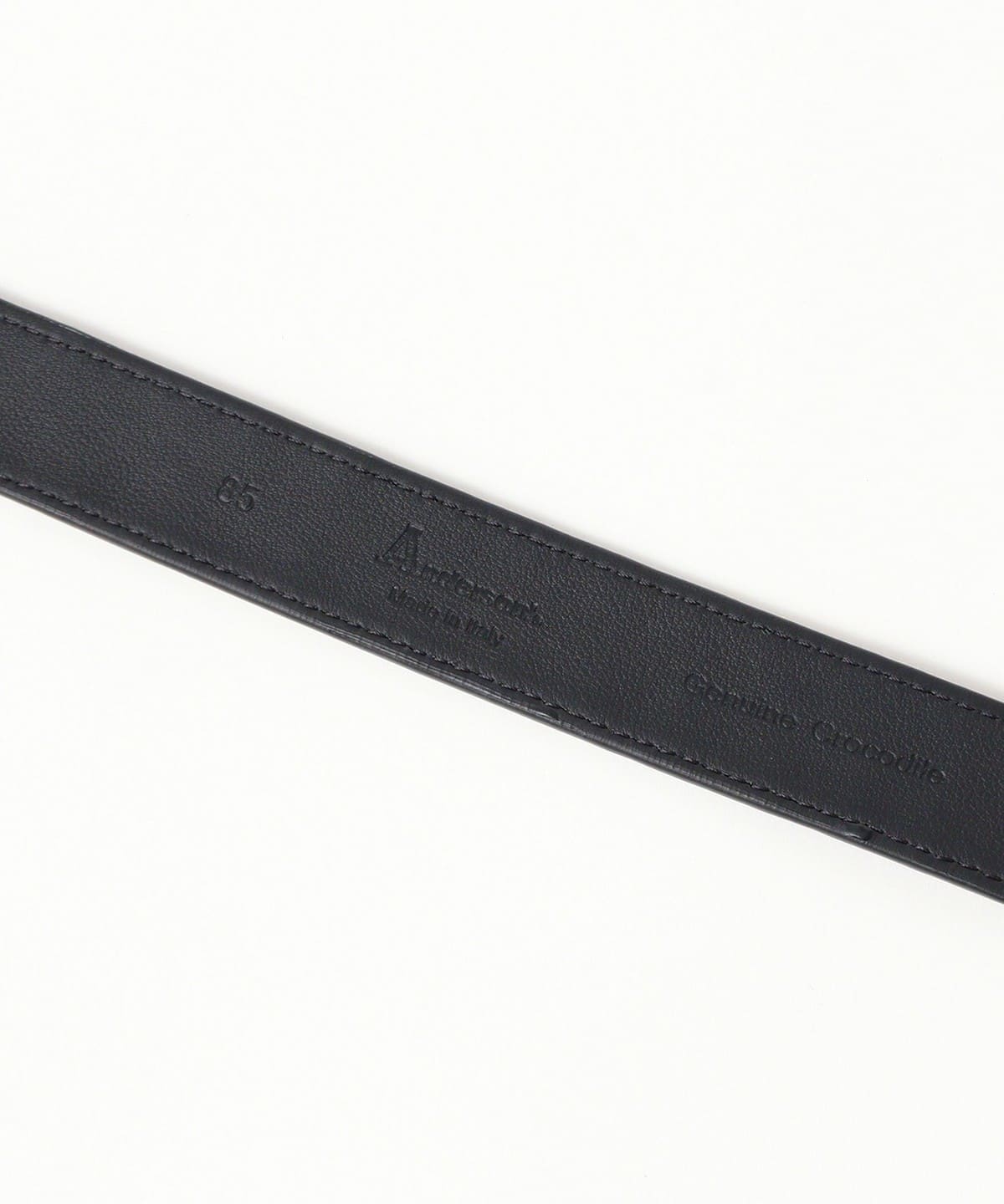 Anderson's for BEAMS F リアルクロコダイルレザーベルト BEAMS F（ビームスF）Anderson's / リアルクロコダイルレザー