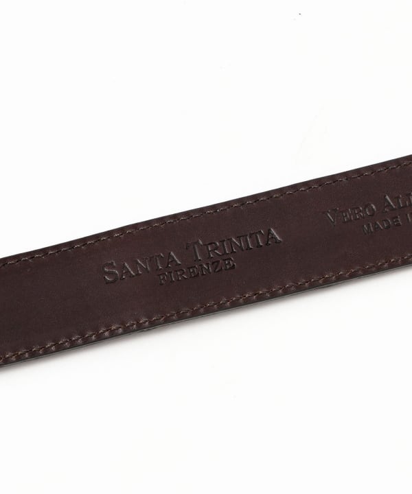 【別注】Santa Trinita / クロコダイルレザー ドレスベルト