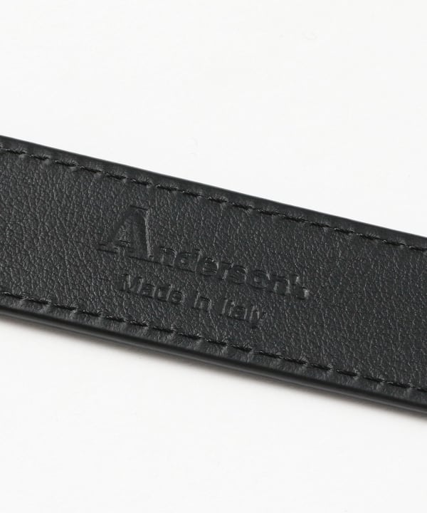 Anderson's /粒面皮革表带扣