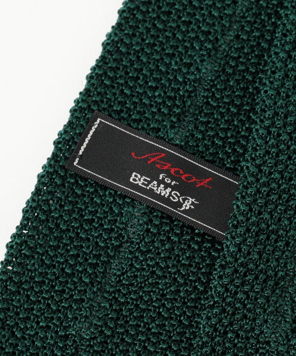 BEAMS F（ビームスF）ASCOT / ニット タイ（スーツ・ネクタイ ネクタイ 