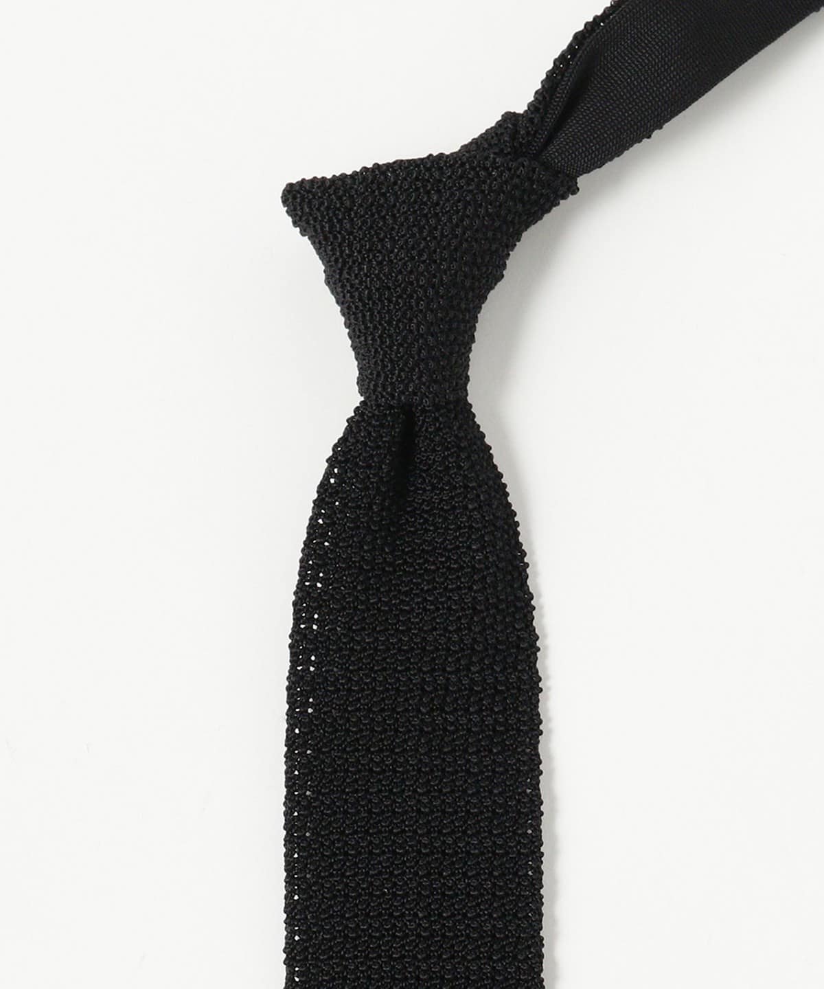 【タグ付き新品未使用品】 BEAMS F ASCOT ニットタイ ブラック BEAMS F（ビームスF）ASCOT / ニット タイ（スーツ・ネクタイ ネクタイ