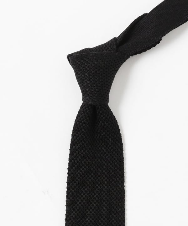 BEAMS F Dimaglia Cravatte / Solid knit necktie (suit BEAMS tie