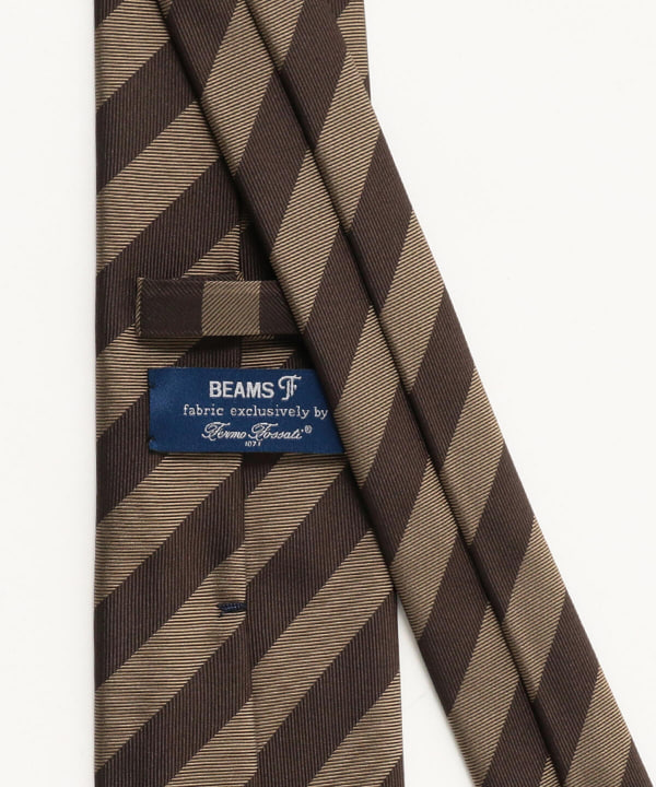 BEAMS F(ビームスF)BEAMS F / Fermo Fossati レジメンタルストライプ ...
