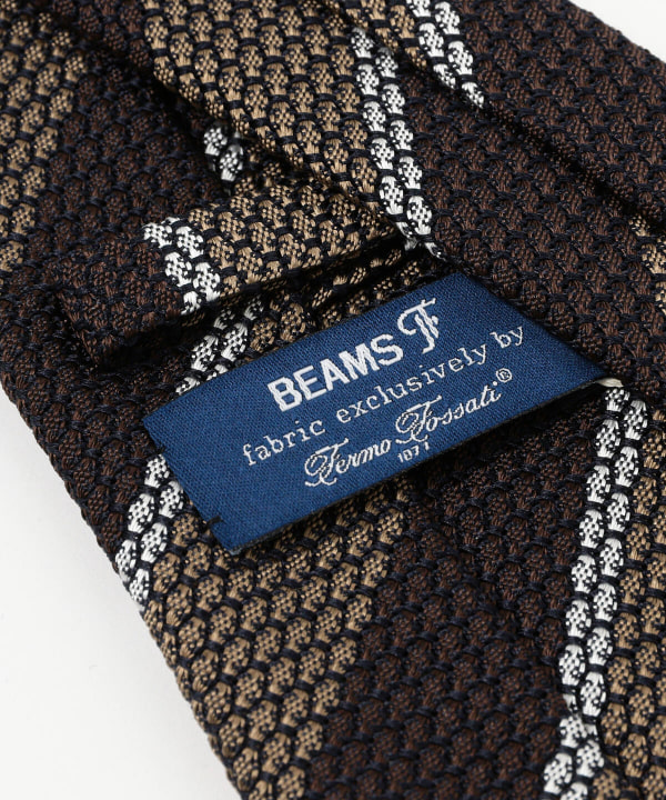 BEAMS F（ビームスF）BEAMS F / Fermo Fossati ストライプ ネクタイ