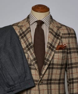 ■FRANCO BASSI / ウールシルク ソリッド ネクタイ