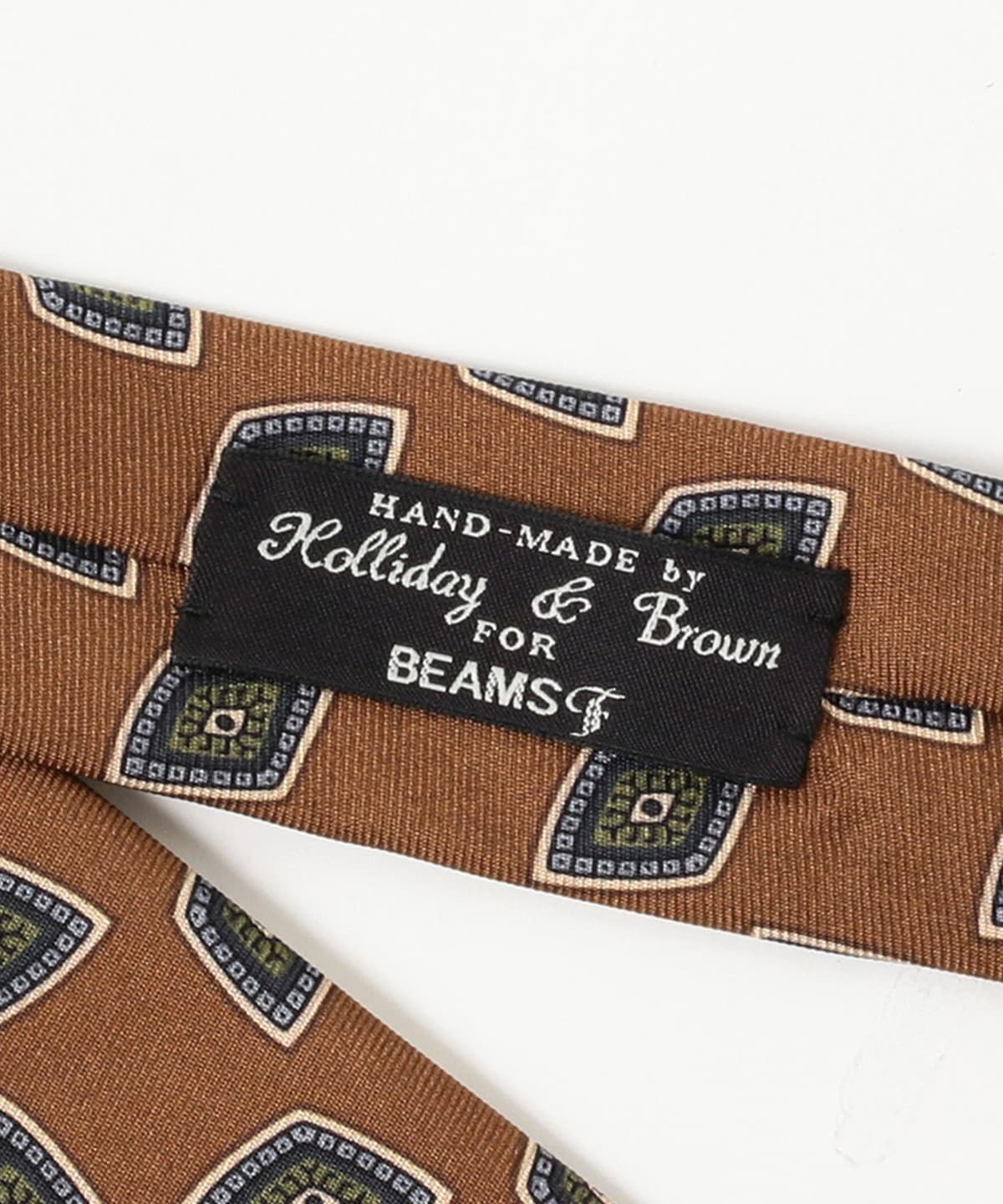 BEAMS F（ビームスF）Holliday & Brown / 小紋柄 プリント ネクタイ