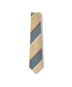 FRANCO BASSI / ミックスファブリック ストライプ ネクタイ