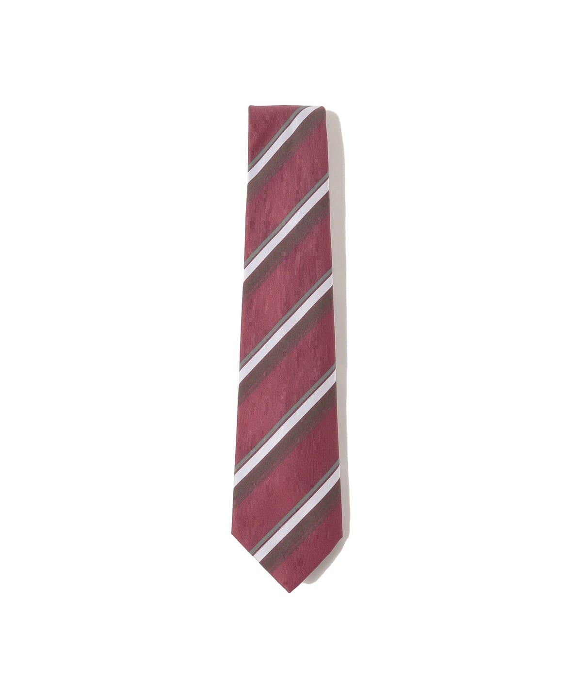 BEAMS F BEAMS FRANCO BASSI / Mixed fabric striped necktie (suit 