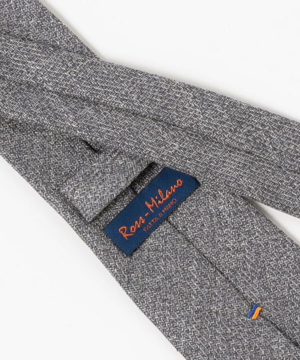 BEAMS BEAMS F ROSS MILANO / Linen silk cotton solid tie BEAMS BEAMS F ROSS MILANO / Linen silk cotton solid tie