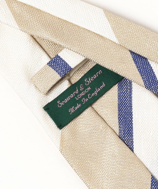 BEAMS F（ビームスF）Seaward & Stearn / ストライプ ネクタイ