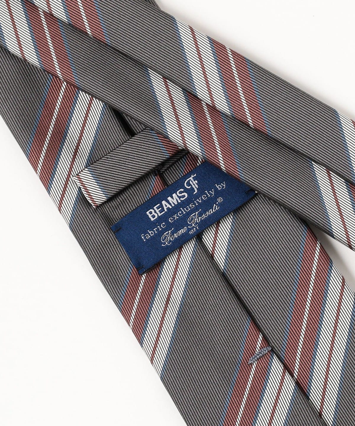 BEAMS F（ビームスF）Fermo Fossati ストライプ ネクタイ