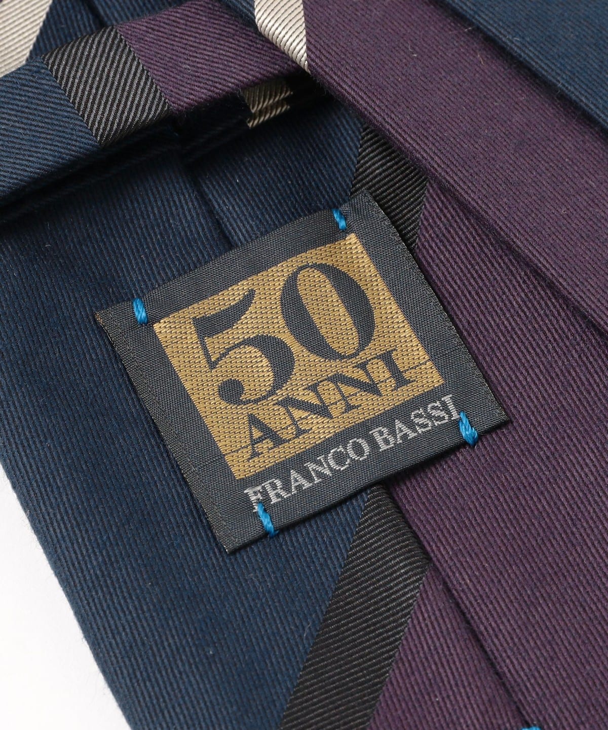 BEAMS F（ビームスF）FRANCO BASSI / ミックスファブリック ストライプ