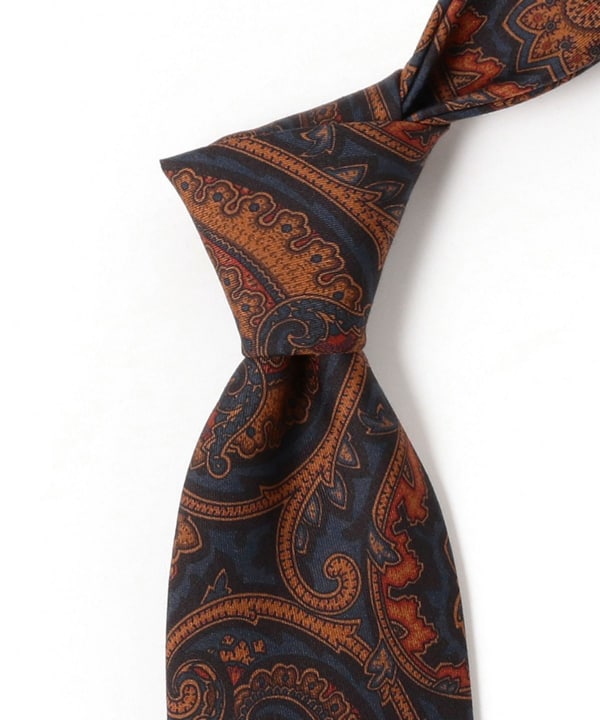 BEAMS F Fermo Fossati Wool Silk Paisley BEAMS Necktie (Suits & Neckties)  for sale | BEAMS