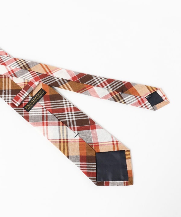 新品未使用 BROCKLEHURST × beamsf パッチワークネクタイ BEAMS F（ビームスF）【タイムセール】BROCKLEHURST / パッチ