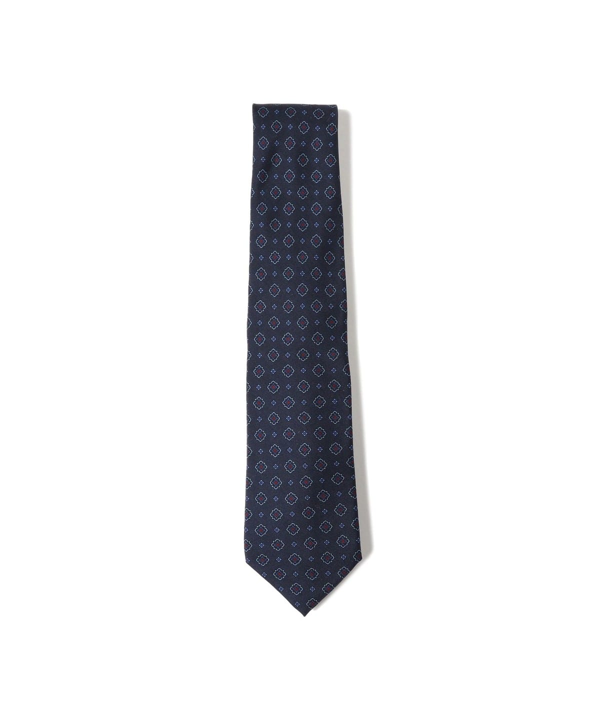 FITZGERALD / シルク フラワー小紋柄 ネクタイ スーツ・ネクタイ MEN NAVY ONE SIZE FITZGERALD / シルク フラワー小紋柄 ネクタイ スーツ・ネクタイ MEN NAVY ONE SIZE
