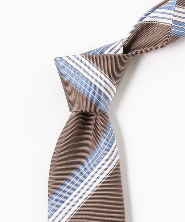 BEAMS F（ビームスF）FRANCO BASSI / シルク ストライプ